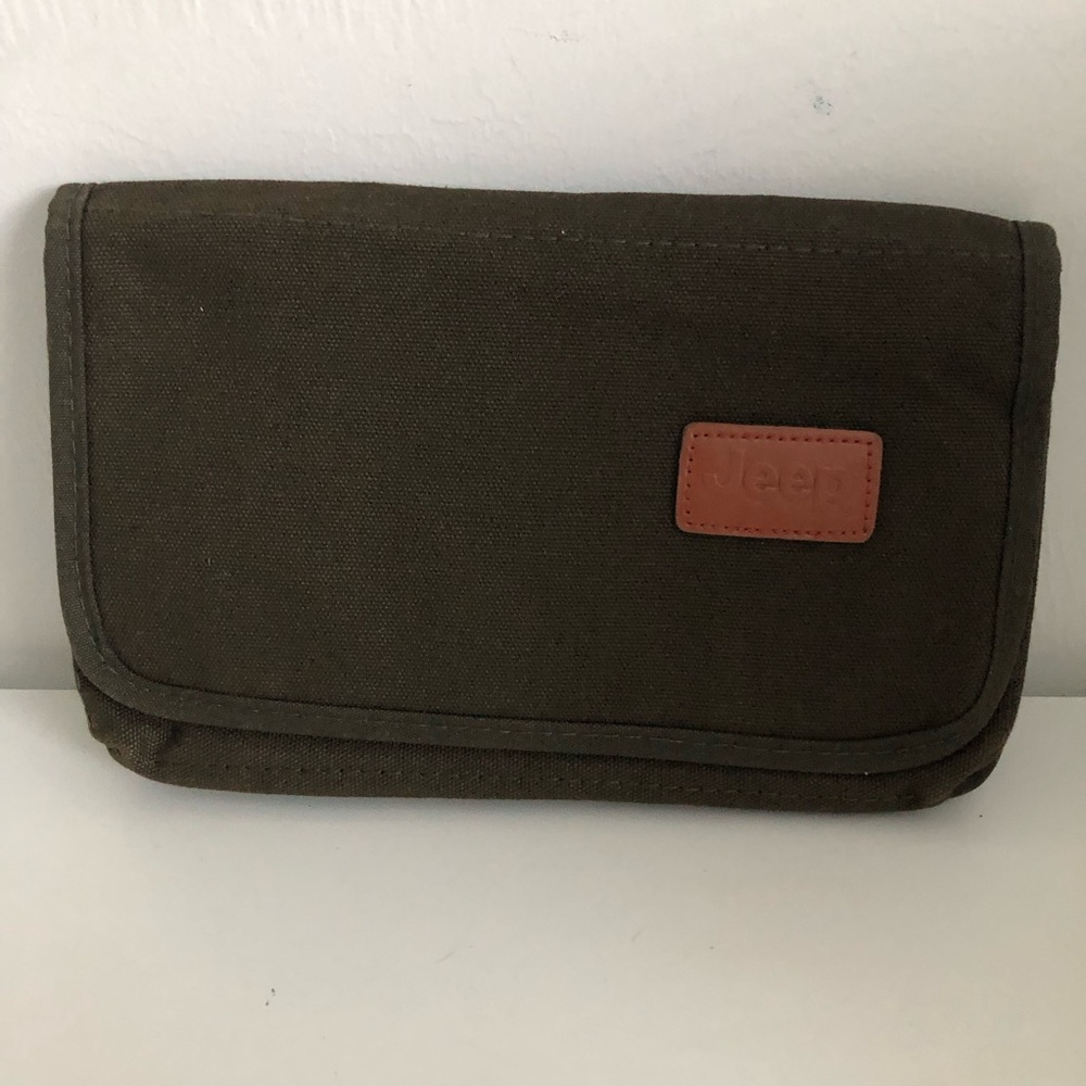 Jeep Olive Green Canvas Manual Case